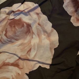 Pottery Barn Teen Emily & Merritt Roses Queen Duvet EUC